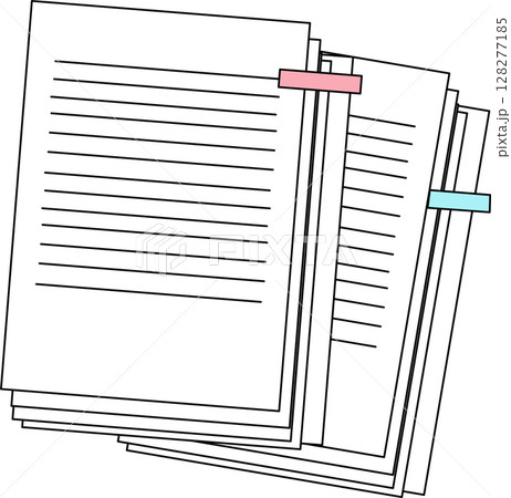 大量の書類_ファイル 大量の書類_ファイル 128277185
