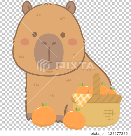Cute capybara Cute capybara 128277286
