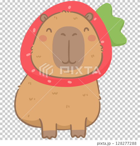 Cute capybara  128277288