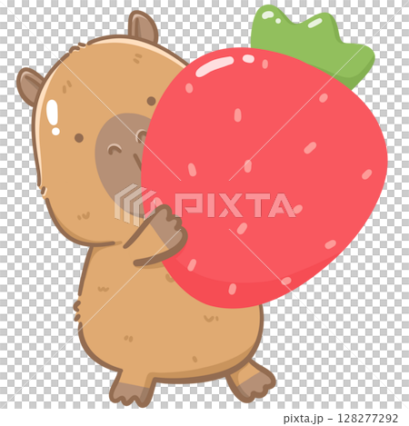 Cute capybara  128277292