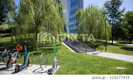 Milan modern district citylife image of design and fashion of the city 128277438