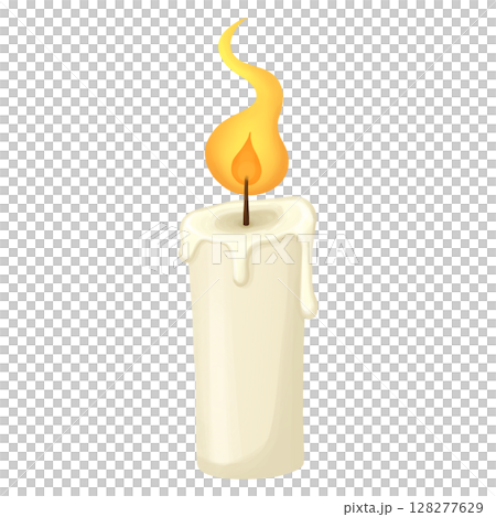 Halloween Magic Burning Candle Clipart Halloween Magic Burning Candle Clipart 128277629