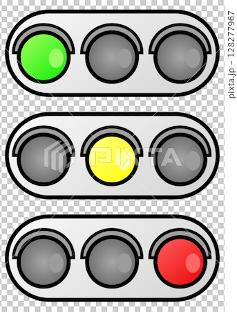 Illustration of traffic lights that provide regulations and guidance on roads to help prevent traffic accidents Illustration of traffic lights that provide regulations and guidance on roads to help prevent traffic accidents 128277967