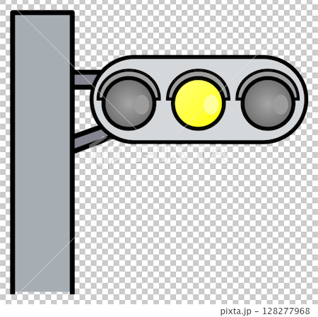 道路で規制や案内をして交通事故防止に役立つ信号機のイラスト 128277968
