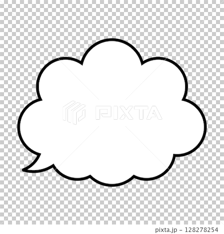 簡單的語音氣泡圖-蓬鬆 128278254