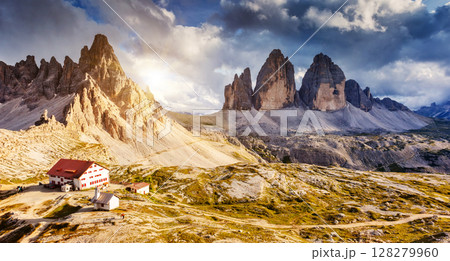 magical mountains landscape 128279960