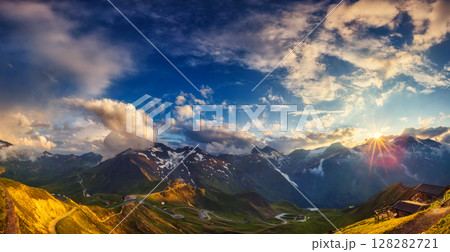 picturesque morning scene picturesque morning scene 128282721