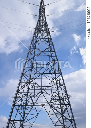 送電塔 高電圧交流 送電塔 高電圧交流 128286034
