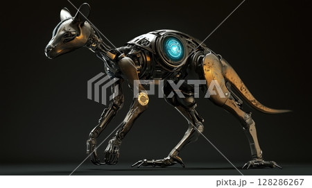 近未来メカカンガルー・バイオ機械獣 128286267