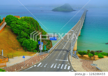 霧の角島大橋 2183 霧の角島大橋 2183 128286433