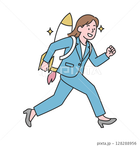 成長加速女性ビジネスウーマン 128288956