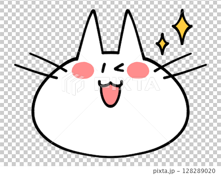 只面對貓圖標插圖素材 128289020