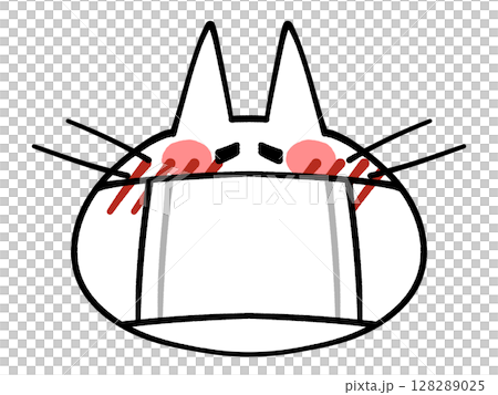 只面對貓圖標插圖素材 128289025