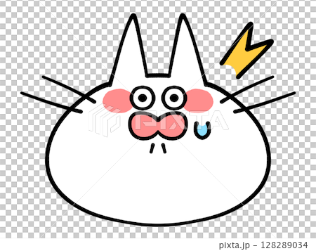 只面對貓圖標插圖素材 128289034
