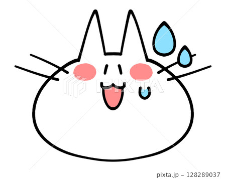顔のみにゃんこのアイコンイラスト素材 顔のみにゃんこのアイコンイラスト素材 128289037