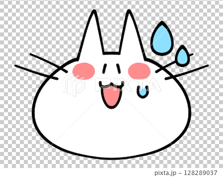 顔のみにゃんこのアイコンイラスト素材 顔のみにゃんこのアイコンイラスト素材 128289037