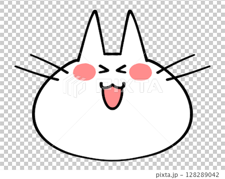 只面對貓圖標插圖素材 128289042