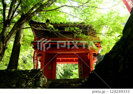 御嶽山真福院(山門) 【三重県津市美杉町】 御嶽山真福院(山門) 【三重県津市美杉町】 128289333