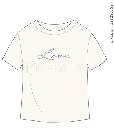 ロゴ入りTシャツ（Love） 128289358