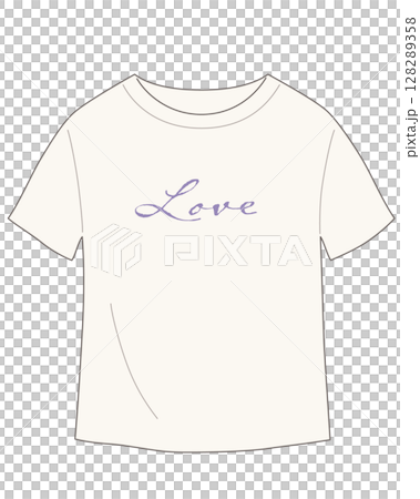 ロゴ入りTシャツ（Love） 128289358