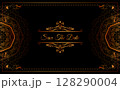 wedding invitation card design with empty text background 128290004