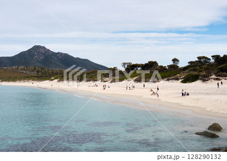 Wineglass Bay Beach - Freycinet Peninsula Wineglass Bay Beach - Freycinet Peninsula 128290132