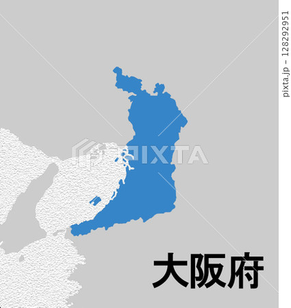 日本地図 大阪府 日本地図 大阪府 128292951