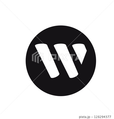 Letter W logo design vector illustration Letter W logo design vector illustration 128294377