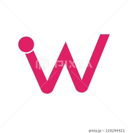 Letter W logo design vector illustration 128294421