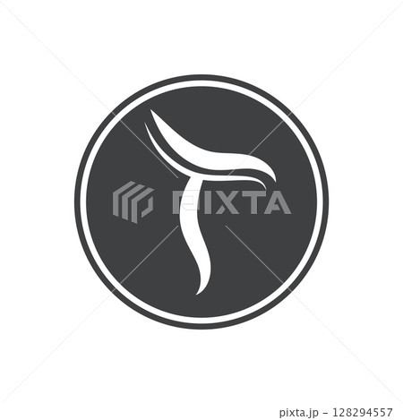 Letter T Logo Vector Art  Icons  and Graphics 128294557