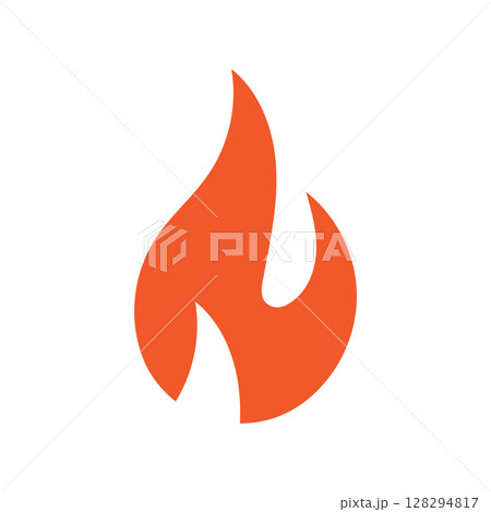 Fire logo design illustration and fire symbol Fire logo design illustration and fire symbol 128294817