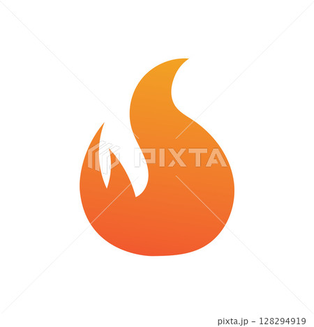 Fire logo design illustration and fire symbol Fire logo design illustration and fire symbol 128294919