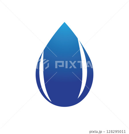 Water Logo Design Graphic Illustration 128295011