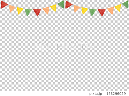 彩色花環插圖水彩畫 128296029