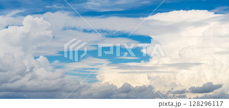 雨前線が近づく空模様 雨前線が近づく空模様 128296117