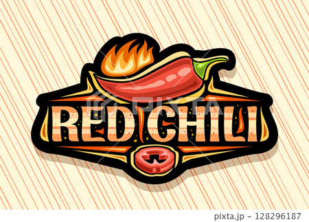 Vector logo for Red Chili 128296187