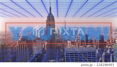 Image of you win text over cityscape 128296483