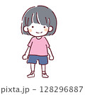 女の子 イラスト かわいい 128296887