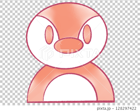 Penguin facing forward (red) 128297422