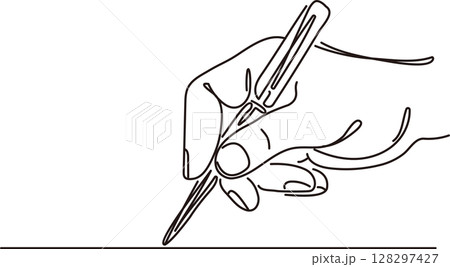 ペンを持つ手 人物 線画 手描き シンプル ラフ ペン ドローイング スケッチ 黒 イラスト素材 ペンを持つ手 人物 線画 手描き シンプル ラフ ペン ドローイング スケッチ 黒 イラスト素材 128297427