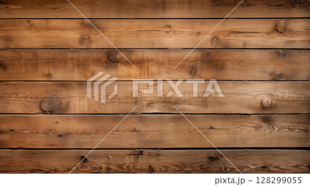 Wooden Texture. Close up of wall made of wooden planks Wooden Texture. Close up of wall made of wooden planks 128299055