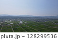 ドローンから見た兵庫県豊岡市の田園風景 128299536