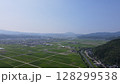 空から見た兵庫県豊岡市の田園風景 128299538