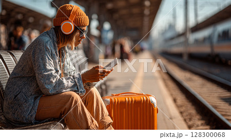 Traveler at Station 128300068