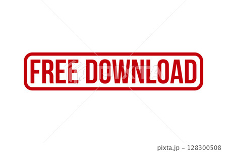 Red Free Download Rubber Stamp Seal Vector 128300508