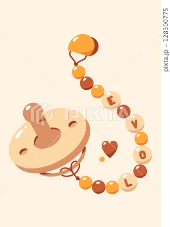 Kawaii kid element. 128300775