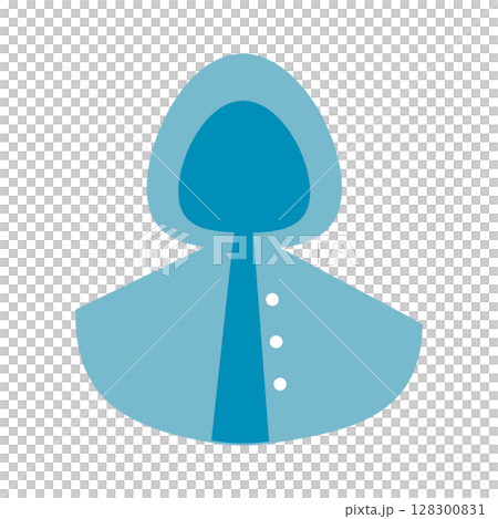 Poncho Simple illustration material Poncho Simple illustration material 128300831