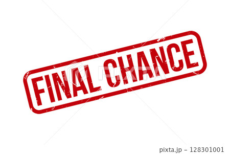Final Chance Rubber Stamp Seal Vector Final Chance Rubber Stamp Seal Vector 128301001