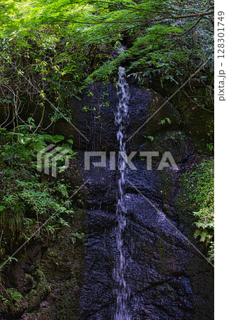 新緑のひづめの滝 128301749