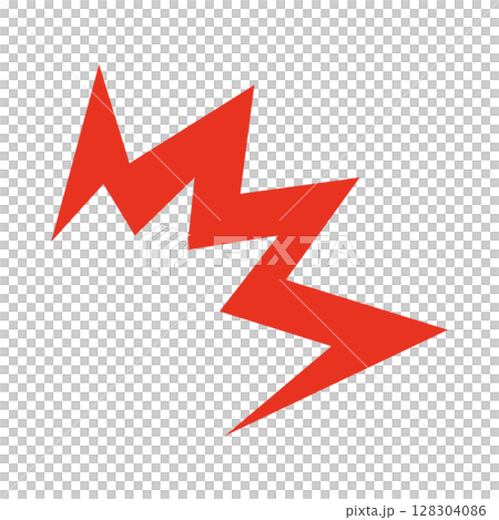 Reaction, awareness, shock, surprise, red icon 128304086